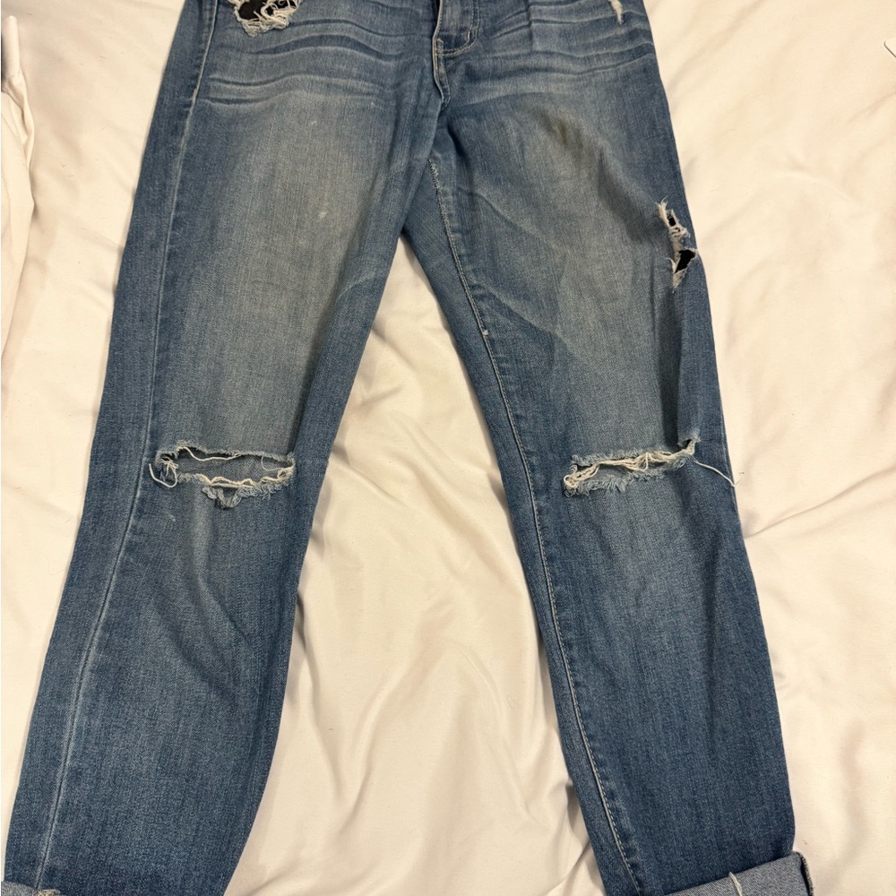Flying Monkey Distressed Blue Jeans size 28